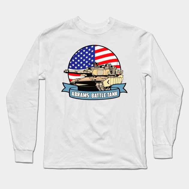 ABRAMS TANK Long Sleeve T-Shirt by theanomalius_merch